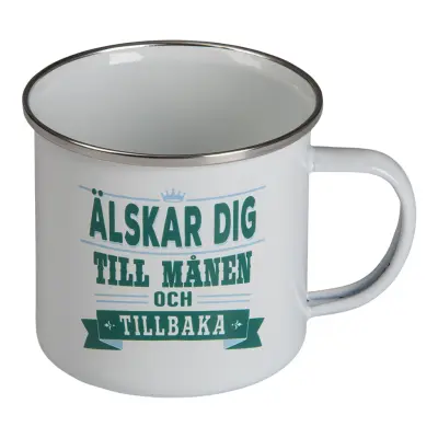 Retromugg med Text - Älskar Dig