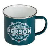 Retromugg med Text - Fantastisk Person