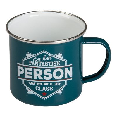 Retromugg med Text - Fantastisk Person