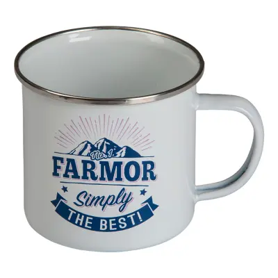 Retromugg med Text - Farmor