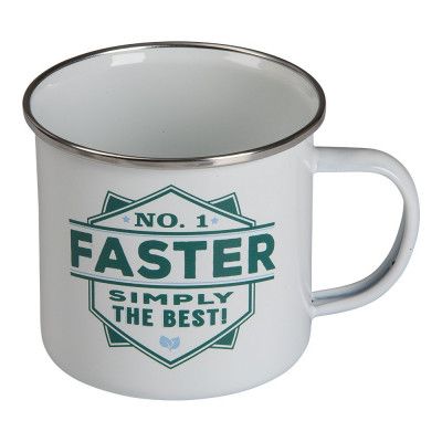 Retromugg med Text - Faster