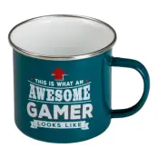 Retromugg med Text - Gamer