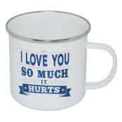 Retromugg med Text - Love You