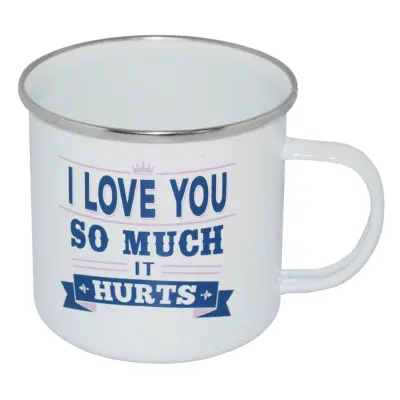 Retromugg med Text - Love You