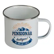 Retromugg med Text - Pensionär