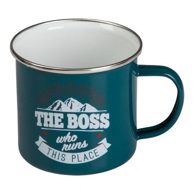 Retromugg med Text - The Boss