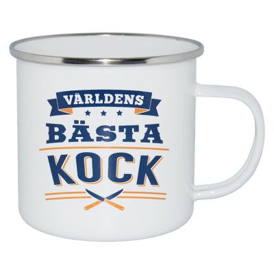 Retromugg med Text - Världens Bästa Kock