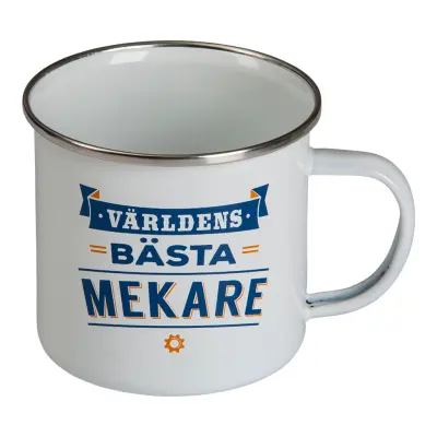 Retromugg med Text - Världens Bästa Mekare