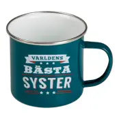 Retromugg med Text - Världens Bästa Syster