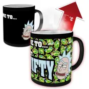 Rick And Morty - Anime Mugg - Get Schwifty - Tasse mit Thermoeffekt - för flerfärgad