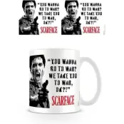 Scarface Mugg - War - för  vit/svart/röd