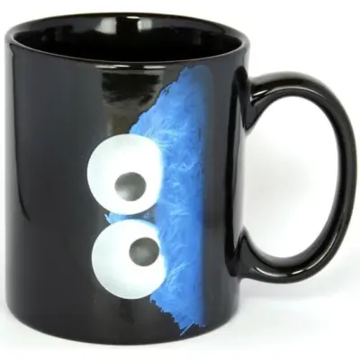 Sesam Mugg - Cookies - för  svart/blå/vit