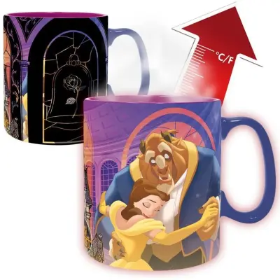 Skönheten och Odjuret - Anime Mugg - Dance - för  flerfärgad