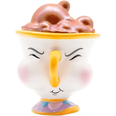 Skönheten och Odjuret - Disney Mugg - Chip med bubblor - för  flerfärgad