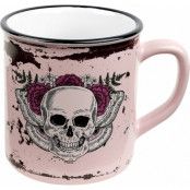 Skull - Fun Mugg - Lady Skull - för  flerfärgad