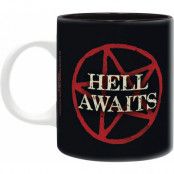 Slayer Mugg - Hell Awaits - för  flerfärgad