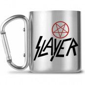 Slayer Mugg - Tasse mit Karabinerhaken - för None - silverfärgad