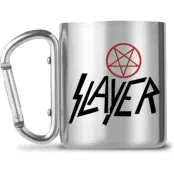 Slayer Mugg - Tasse mit Karabinerhaken - för None - silverfärgad