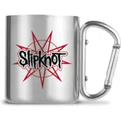 Slipknot Mugg - Tasse mit Karabinerhaken - för None - silverfärgad