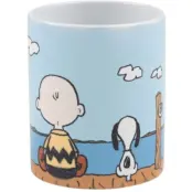 Snobben - Anime Mugg - Charlie Brown und Snoopy - för flerfärgad