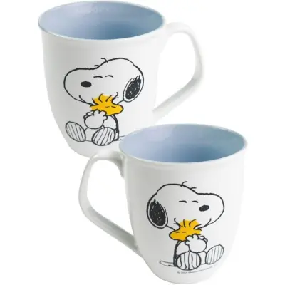 Snobben - Anime Mugg - Snoopy - för None - vit/multifärgad