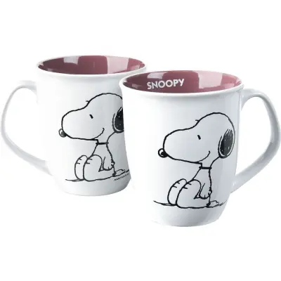 Snobben - Anime Mugg - Snoopy - för  vit