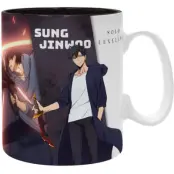 Solo Leveling - Anime Mugg - Jinwoo & Igris - för flerfärgad