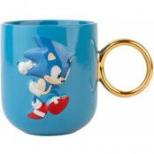 Sonic The Hedgehog - gaming Mugg - Sonic - för  blå