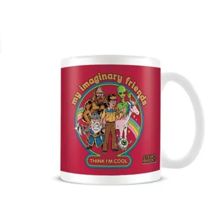 Steven Rhodes - Fun Mugg - My Imaginary Friends - för  vit