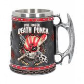 Stort Five Finger Death Punch Lyxig Mugg / Sejdel 15 cm