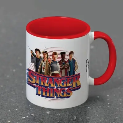 Stranger Things Mugg - Cast - för  flerfärgad