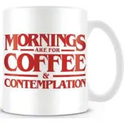 Stranger Things Mugg - Coffee and Contemplation - för vit