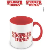 Stranger Things Mugg - Logo - för  flerfärgad