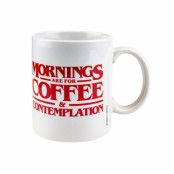 Stranger Things, Mugg - Mornings are for coffee