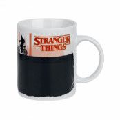 Stranger Things, Värmeväxlande Mugg - Upside Down