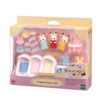 Sylvanian Families Triplets Care Set 5532 - Sylvanian Families -  Leksaksaffären