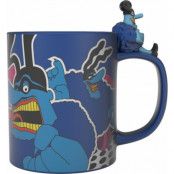 The Beatles Mugg - Blue Meanie 3D Henkel - för  flerfärgad