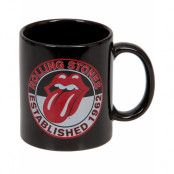 The Rolling Stones Logo Licensierad Mugg