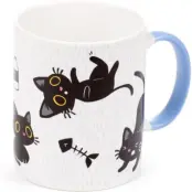 Tierisch - Fun Mugg - Lucky - The Black Cat - för None - flerfärgad