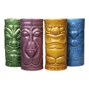 Tiki Mugg Set - 4-pack