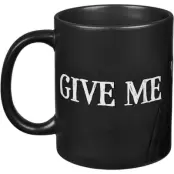 Wednesday Mugg - Give Me A Hand - för  svart