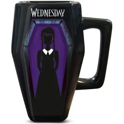 Wednesday Mugg - Wednesday Addams - för  flerfärgad