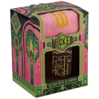 Wicked Mugg-set - Geschenkbox - Glasbecher plus Socken - Glinda - The Best Witch Of All - för None - flerfärgad