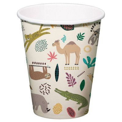 Zoo Kalas Pappersmugg 6-pack