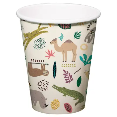 Zoo Kalas Pappersmugg 6-pack