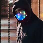 Flerfärgad LED Munskydd - One size