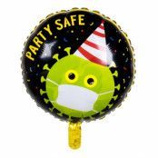 Folieballong, party safe 45 cm