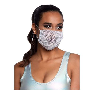 Munskyddsöverdrag Harlow Strass Vit - One size