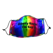 Munskydd Nobody Knows I'm Gay - One size