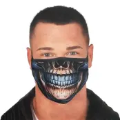 Munskydd Skelett - One size